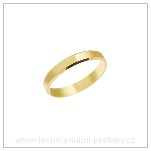 Snubní prsteny LSP 2415 žluté zlato