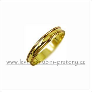 Snubní prsteny LSP 2418 kombinované zlato