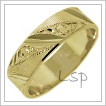 Snubní prsteny LSP 2428 žluté zlato