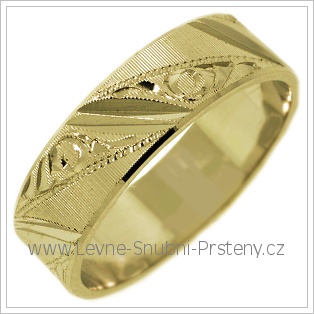 Snubní prsteny LSP 2428 žluté zlato