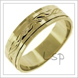 Snubní prsteny LSP 2431 žluté zlato