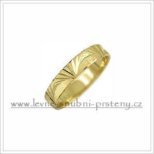 Snubní prsteny LSP 2449 žluté zlato