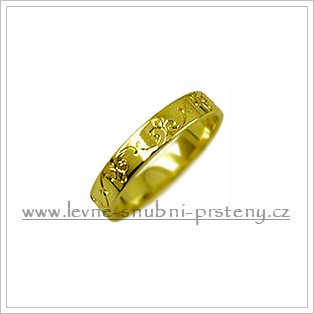 Snubní prsteny LSP 2457 žluté zlato