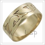 Snubní prsteny LSP 2482 žluté zlato