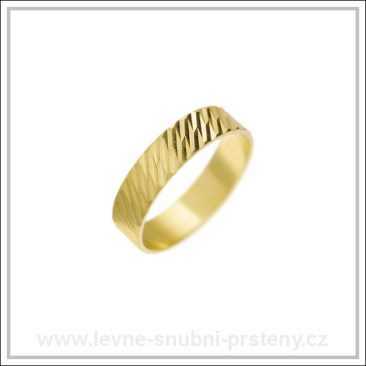 Snubní prsteny LSP 2483 žluté zlato