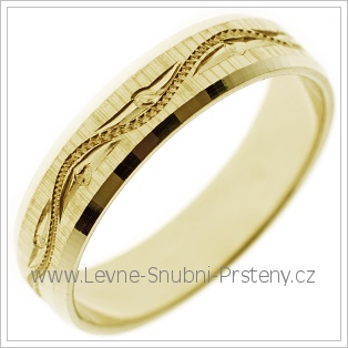 Snubní prsteny LSP 2500 žluté zlato