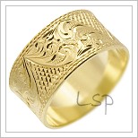 Snubní prsteny LSP 2507 žluté zlato