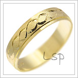 Snubní prsteny LSP 2510 žluté zlato