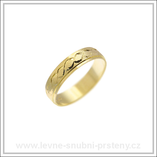 Snubní prsteny LSP 2510 žluté zlato