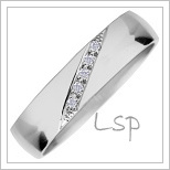 Snubní prsteny LSP 2513, zlato 585/1000