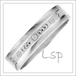 Snubní prsteny LSP 2558, zlato 585/1000