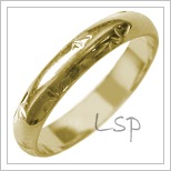 Snubní prsteny LSP 2571 žluté zlato