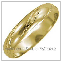 Snubní prsteny LSP 2573 žluté zlato