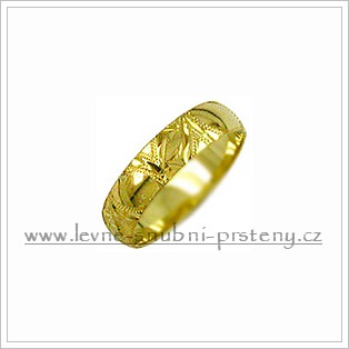 Snubní prsteny LSP 2597 žluté zlato