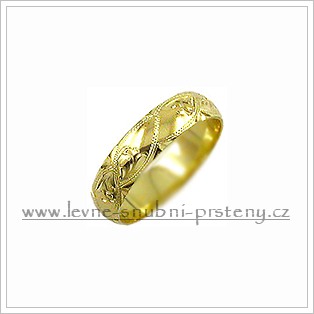 Snubní prsteny LSP 2617 žluté zlato