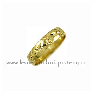 Snubní prsteny LSP 2627 žluté zlato