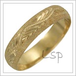 Snubní prsteny LSP 2628 žluté zlato