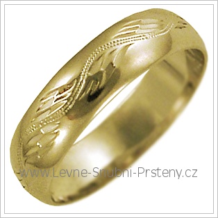 Snubní prsteny LSP 2630 žluté zlato