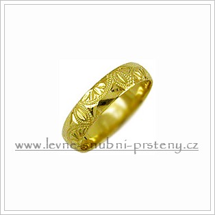 Snubní prsteny LSP 2648 žluté zlato