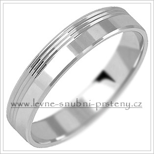 Snubní prsteny LSP 2658b bílé zlato