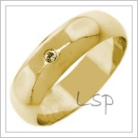 Snubní prsteny LSP 2666 žluté zlato
