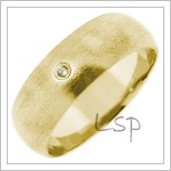 Snubní prsteny LSP 2683 žluté zlato
