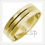 Snubní prsteny LSP 2705 žluté zlato