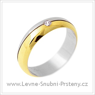 Snubní prsteny LSP 2721 - kombinované zlato