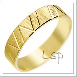 Snubní prsteny LSP 2744 žluté zlato