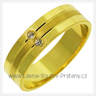 Snubní prsteny LSP 2769 žluté zlato