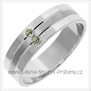 Snubní prsteny LSP 2769b bílé zlato