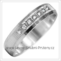Snubní prsteny LSP 2814b bílé zlato