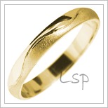 Snubní prsteny LSP 2848 žluté zlato