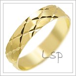 Snubní prsteny LSP 2933 žluté zlato