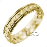Snubní prsteny LSP 2953 žluté zlato
