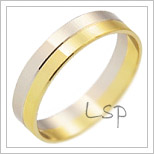 Snubní prsteny LSP 3013 kombinované zlato