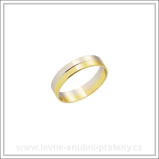 Snubní prsteny LSP 3013 kombinované zlato