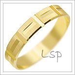 Snubní prsteny LSP 3116 žluté zlato