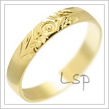 Snubní prsteny LSP 3127 žluté zlato